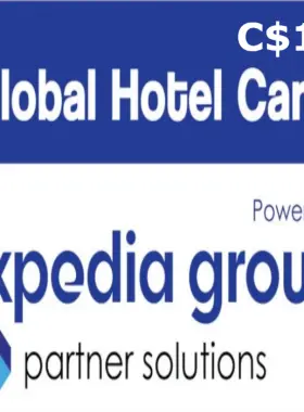 Treat someone special to a getaway with the Global Hotel Card C$100 Gift Card! This versatile gift card can be used at thousands of hotels worldwide, making it the perfect present for any occ