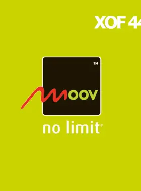 Recarga móvil Moov 4400 XOF BJ