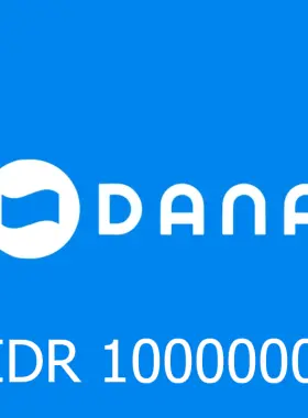 Numéro de carte-cadeau DANA Cash 1000000 IDR