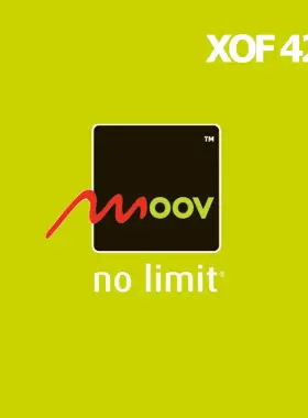 Recarga móvil Moov 4200 XOF BJ