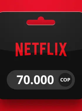 Carta regalo Netflix COP 70000 CO