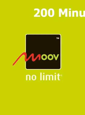 واجهة مستخدم Moov لتعبئة رصيد الهاتف المحمول لمدة 20 دقيقة من Talktime