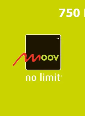 CI de recarga móvil de datos Moov de 750 MB