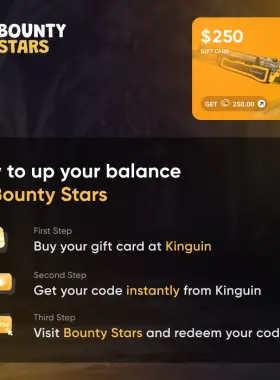 Bountystars.com 250 美元钱包卡代码