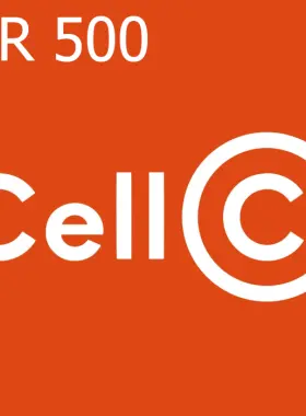 Recarga móvil CellC 500 ZAR ZA
