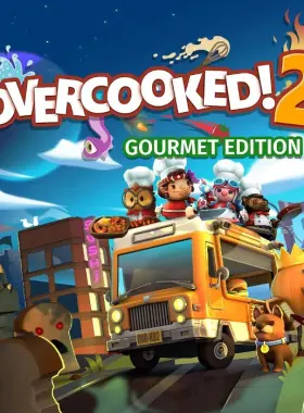 Dive into the chaotic kitchen mayhem of Overcooked! 2 Gourmet Edition! This fun-filled cooking game challenges you and your friends to prepare and serve a variety of dishes under time pressur