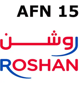 Autofocus mobile de recharge Roshan 1550 AFN