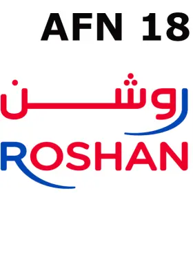 Ricarica AF mobile Roshan 1650 AFN