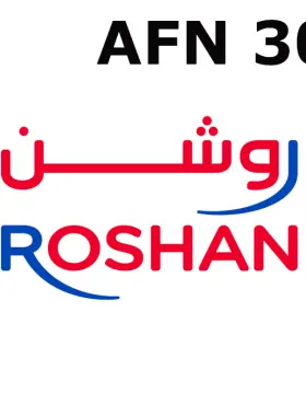 AF de recarga móvil Roshan 305 AFN