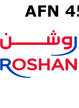 AF de recarga móvil Roshan 455 AFN
