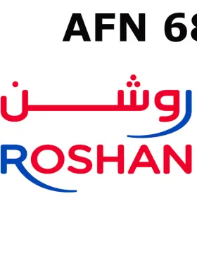 AF de recarga móvil Roshan 685 AFN
