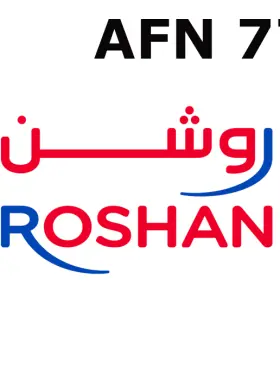 Autofocus mobile de recharge Roshan 775 AFN