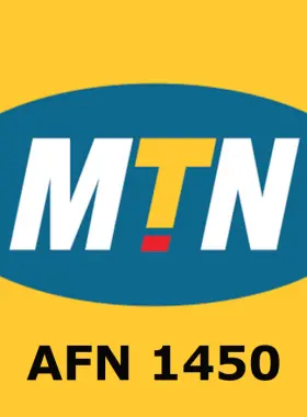 التركيز البؤري التلقائي لشحن رصيد الهاتف المحمول MTN 1450 AFN