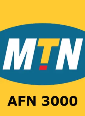AF de recarga móvil MTN 3000 AFN