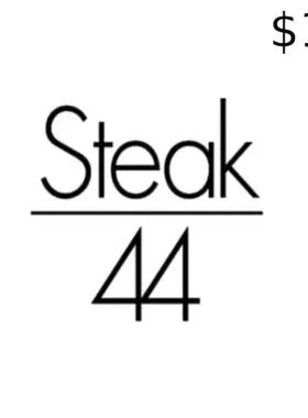 Steak 44 Cadeaubon van $100 US
