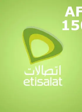 Sistema automático de recarga móvil Etisalat 1500 AFN