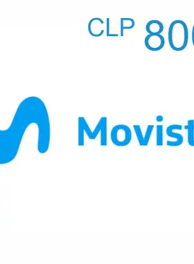 Recharge mobile Movistar 8000 CLP CL