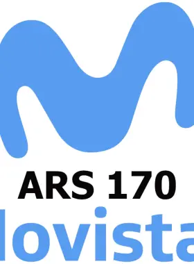 Movistar 170 ARS Mobile Top-up AR