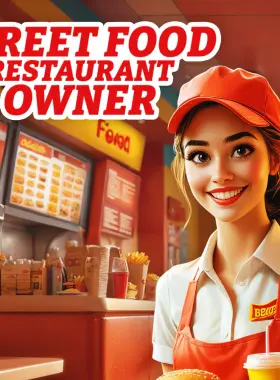 مفتاح سي دي لجهاز بلاي ستيشن 5 الخاص بمطعم ستريت فود