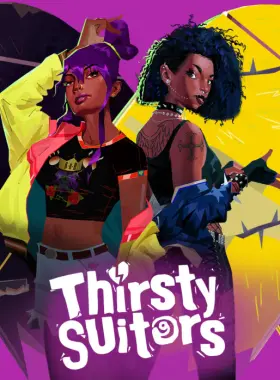 Can Jala learn to love herself and heal the wounds of her past? Thirsty Suitors is a stylish, story-driven adventure that unfolds through turn-based battles, skateboarding, and cooking.
