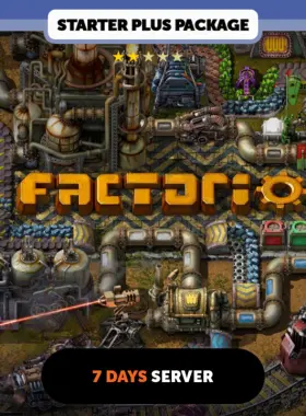 Factorio 7 dagen privéserver - Starter Plus-pakket