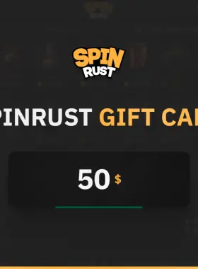 بطاقة هدايا SPINRUST بقيمة 50 دولارًا