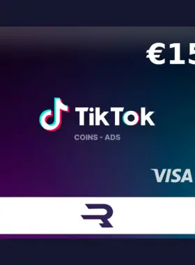 بطاقة هدايا TikTok قابلة للاسترداد بقيمة 150 يورو