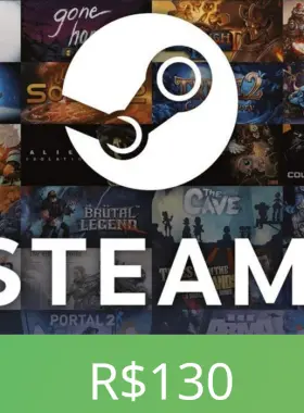 Steam Wallet Card 130 BRL BR Activation Code