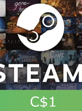 Add a C$1 credit to your Steam Wallet with this activation code! Perfect for purchasing games, DLC, and in-game items on Steam. Instant delivery makes it a great gift for gamers.