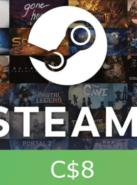 Steam Wallet Card C$8 CA Activation Code