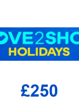 Love2Shop Holidays cadeaubon van £250 in het VK