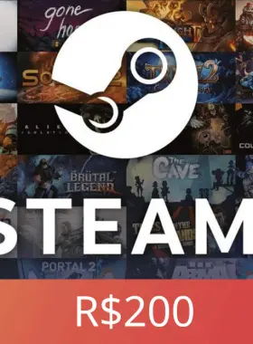 Steam Wallet Card 200 BRL BR Activation Code