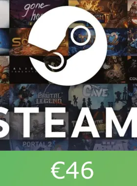 Steam Wallet Card €46 EU Activation Code