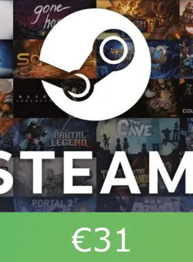 Steam Wallet Card €31 EU Activation Code