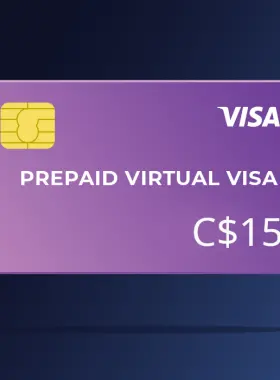 Prepaid Virtual VISA C$15 CA