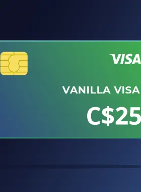 Vanilla VISA C$25 CA