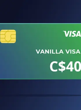 Vanille VISA C$40 CA