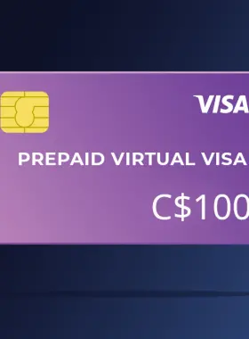 Prepaid Virtual VISA C$100 CA