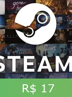 Steam Gift Card 17 BRL Global Activation Code