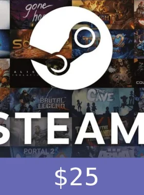 Steam Gift Card $25 CAD Global Activation Code