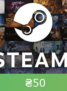 Steam Gift Card ₴50 UAH Global Activation Code