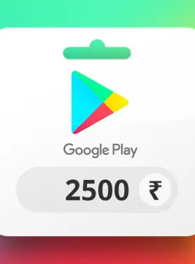 Google Play INR 2500 Gift Card IN