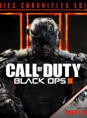 Includes: Base game Black Ops III - Digital Personalization Pack Call of Duty®: Black Ops III - Zombies Chronicles Call of Duty: Black Ops III Zombies Chronicles Edition includes the full bas