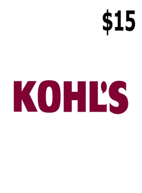 بطاقة هدايا Kohls بقيمة 15 دولارًا أمريكيًا