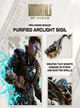 Includes: Purified Arclight Sigil The following Pre-Order Bonus includes the Purified Arclight, a unique blue sigil that will unleash more power for Jak's blue Strike spells and Shatter Fury 