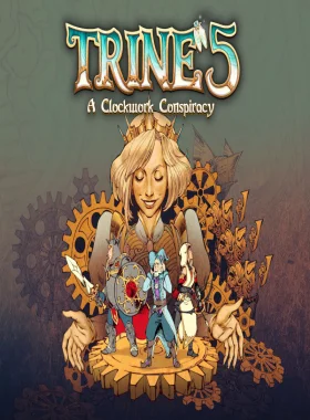 Trine 5: A Clockwork Conspiracy will take Amadeus the Wizard, Zoya the Thief, and Pontius the Knight on their most action-packed journey yet!With their reputations tarnished, loved ones in da