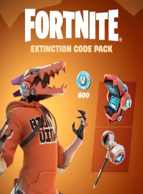 Includes: 600 V-Bucks Haxsaur Outfit Hacktop Back Bling Rootkit Hammer Pickaxe Do you need to crack into something? Haxsaur should be able to help with his Extinction Code pack. V-Bucks are i