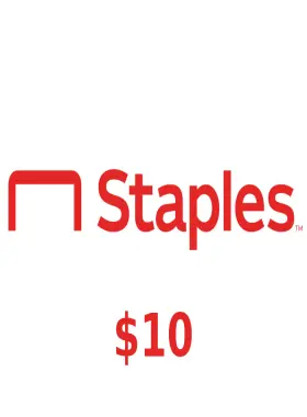 Staples 10-Dollar-Geschenkkarte US