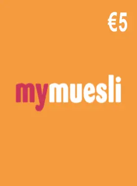 Tarjeta regalo de 5€ de mymuesli GmbH DE