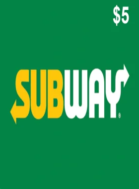 Subway cadeaubon van $5 in de VS